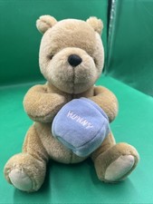 Gund Disney Classic Pooh Plush Winnie The Pooh Hunny Pot 90s Vintage Musical