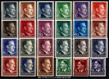 Deutsches Reich/German Empire: Generalgouvernement Mi № 71-91+ (MLH/MH) 1941/44