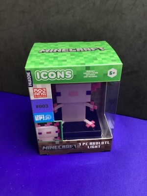Paladone Minecraft Axolotl Light-Up Icon #003 New In Box Mojang Lamp 