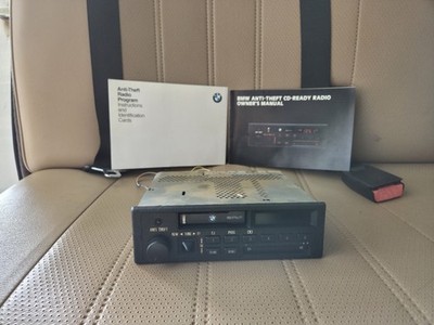 1984 1991 BMW E30 M3 OEM Alpine CM 5908 Head Unit WITH ID CARDS AND MANUAL