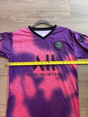 Paris Saint Germain Team Jersey Size Adult Pink Purple 100