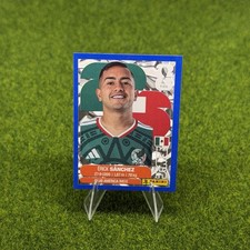 2026 Panini FIFA World Cup Sticker Blue Flood Crumple Erick Sanchez #MEX14