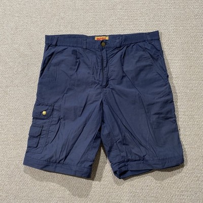 Fjällräven Shorts Damen 20 UK 48 EU blau Nylon Gummibund Trekking