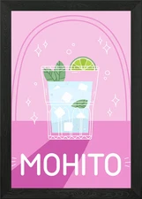 Pop Art Best Art Tequila Framed Wall Art Poster Canvas Print Picture