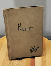 Naked City photojournalism book, by Weegee, New York 1945 Hardcover RF3a