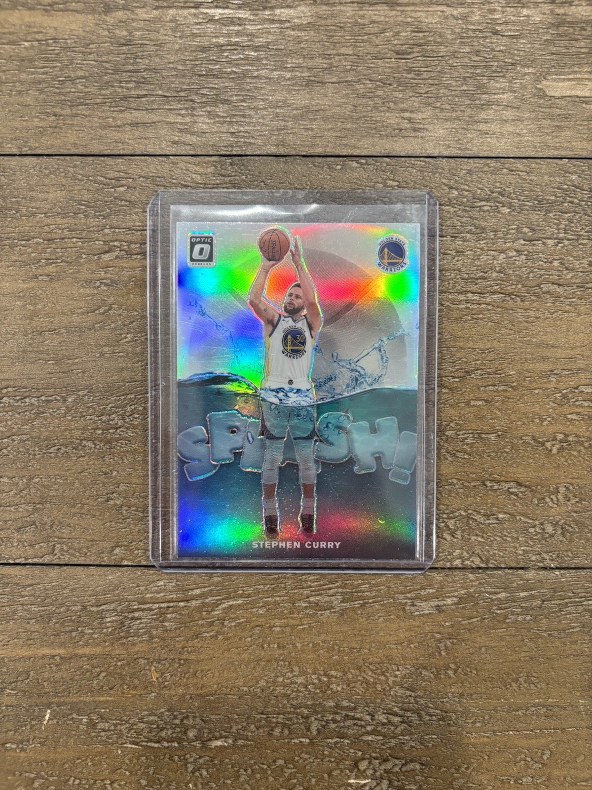 Stephen Curry 2019 Panini Donruss Optic Silver Splash! #4 Golden State Warriors