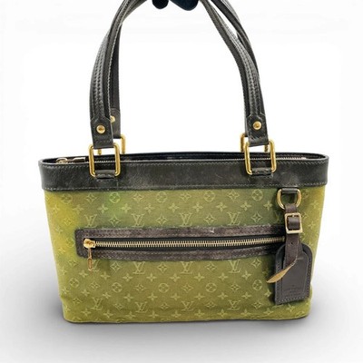 LOUIS VUITTON Monogram Mini Le Sel Green Khaki M92682 Women s Handbag