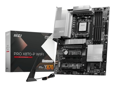 MSI PRO X870-P WIFI Motherboard AMD X870 Sockel AM5 ATX DDR5 256GB Wi-Fi 7 4x PC