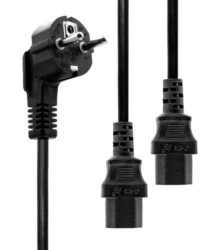 MicroConnect PE011330 Power Y-Cord 3m Black IEC320
