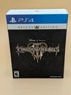 Kingdom Hearts III -- Deluxe Edition (Sony PlayStation 4, 2019)