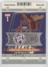 2003-04 Fleer Authentix 940/1250 Leandro Barbosa #123 Rookie RC 8d2