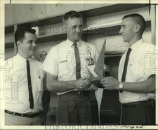 1964 Press Photo Southeastern Louisiana College Circle K Club present trophy