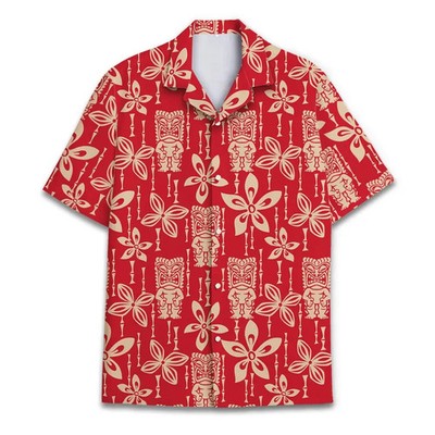 Funny Tiki Hawaiian Shirt Tropical Aloha Beach