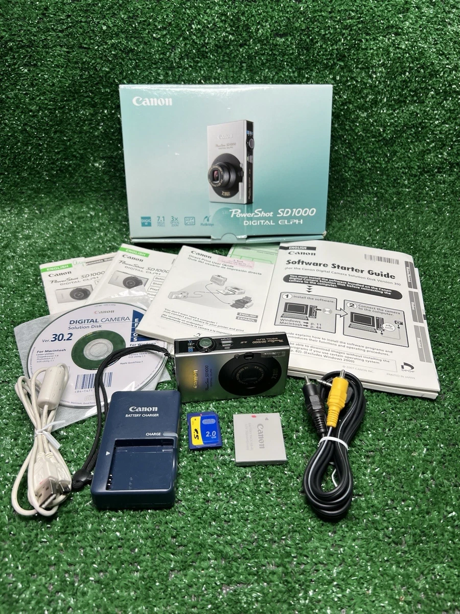 Canon PowerShot SD1000 Digital Cameras for sale | eBay
