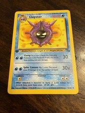 1st Edition Cloyster 32/62 Pokemon TCG WOTC Base Set Fossil Uncommon LP