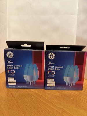 2X GE Cync Direct Connect Smart Bulbs ~ 40W/450 Lumen