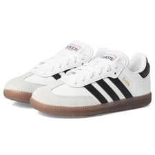 Adidas Kids Samba Indoor Soccer Shoes White Black Gum 11.5 Little Kid New