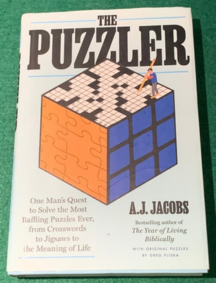 The Puzzler by A.J. Jacobs SIGNED BOOKPLATE 1st/1st HC DJ 2021 Games