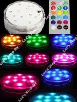 4 (10) Led Rgb Submersible Wedding Light Eiffel Tower Vase Base Remote Control 4 (10) Led Rgb Submersible Wedding Light Eiffel Tower Vase Base Remote Control