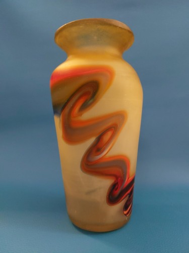 Liberty Art Nouveau Emile Gallè Daum style Museale Vaso Vetro Soffiato Glass - Foto 6 di 18