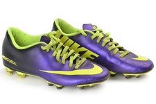 NIKE MERCURIAL VORTEX TF FOOTBALL BOOTS CLEATS 573873-570 2013 SIZE UK 6