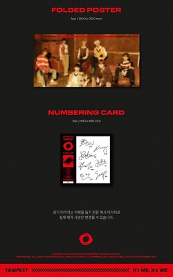 TEMPEST IT'S ME, IT'S WE 1st Mini Album LP Ver LP+Buch+8 Karte+2