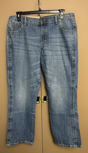 Wrangler Retro Jeans Herren 38x32 Relaxed Boot Baumwolle Denim Cowboy Western NEU