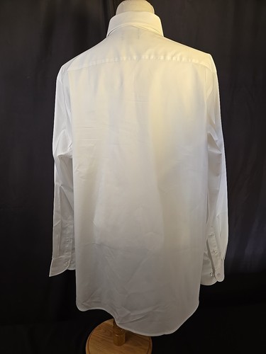 Sz 2XL Men's Shirt. White Long Sleeve Button Up Wrinkle Resistant. New - Picture 5 of 8