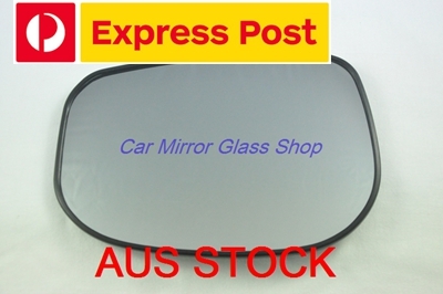 LEFT PASSENGER SIDE HONDA JAZZ GE 2008-2014 MIRROR GLASS WITH BACK PLATE