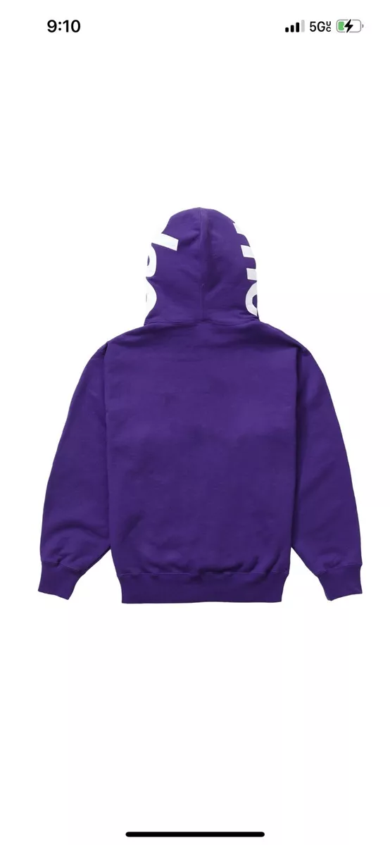 FREE SHIPPING Supreme Contrast Hooded Sweatshirt Size XL Purple FW21 New  York