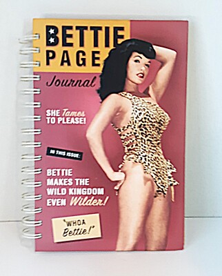 Bettie Page Wild Kingdom Journal 2002 Dark Horse Comics Bunnie Yeager Photo READ