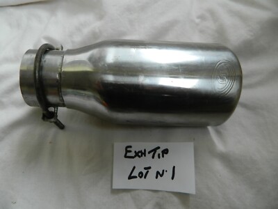Doppelhäutige AUSPUFFSPITZE - Slash Cut - CT Maker. Edelstahl. Gebraucht. Leistung