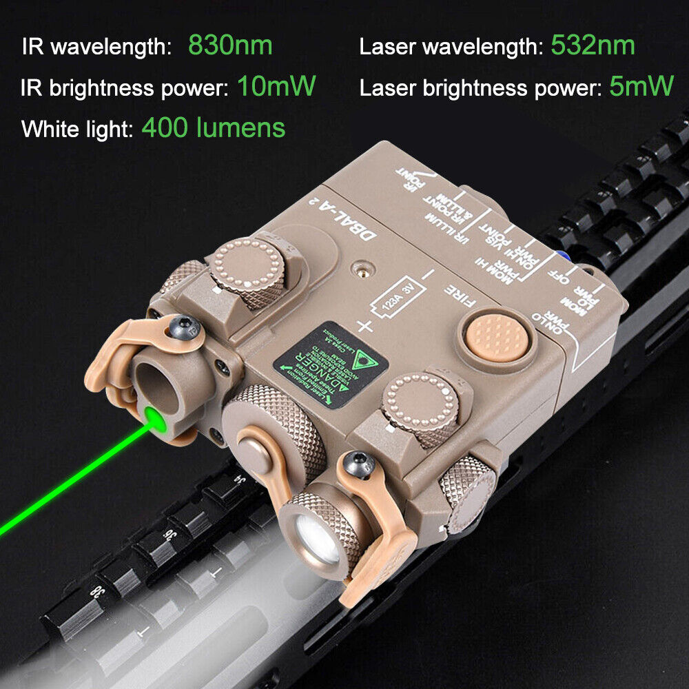 DBAL-A2 Green Laser Advanced 2 PEQ-15A Dual Beam Aiming IR DBAL-A2 Green Laser Advanced 2 PEQ-15A Dual Beam Aiming IR