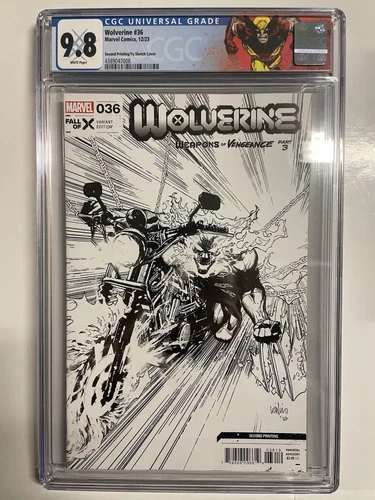 Wolverine 36 1:25 Leinel Yu Variant Cover CGC 9.8 1st Hellverine 2nd Print