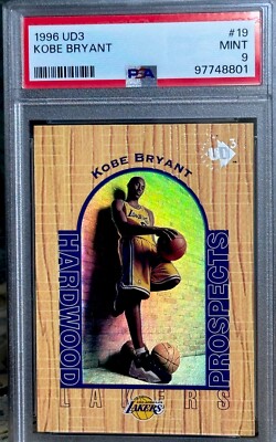 kobe bryant graded rookie card SkyBox EX-2000 Purple Signature 23K Gold Sculptured Gem Mint 10 Kobe Bryant ROOKIE CARD PSA