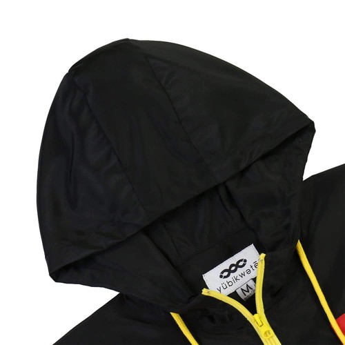 Mens Lightweight Windbreaker Jacket Hooded Zip Up Colorblock Casual Outdoor Coat - Picture 2 of 8