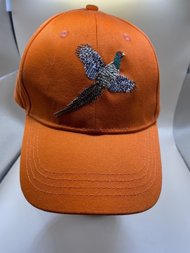 GSI Outdoors Orange Hat/ Cap W/ Pheasant Embroidered