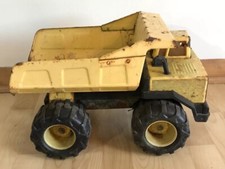 Vintage 1980's Mighty Tonka Turbo Diesel XMB-975 Loader Metal Dump Truck Yellow