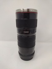 Canon Camera Zoom Lens Novelty Coffee Mug Commuter Cup Black Tall