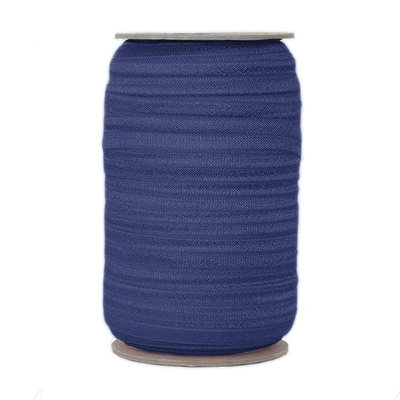 Navy Foldover Elastic 5/8'' (15mm) 100 Yard | Elastic by the Yard