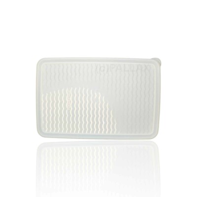 TUPPERWARE ERSATZTEIL PRIMA-KLIMA-DECKEL WEISS TRANSPARENT 22,8 x 15,2 CM  A111