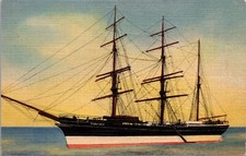 Linen PC Star of India Sailing Ship Maritime Museum in San Diego, California