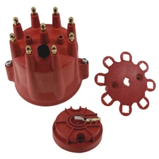 Ignition Distributor Cap & Rotor Kit for Chevy Marine V8 HEI Tower 84333 84335