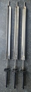 3X OLD HICKORY USED ROTISSERIE 239 ANGLED V SPIT SKEWER N3G N4G N5G N7G N9G