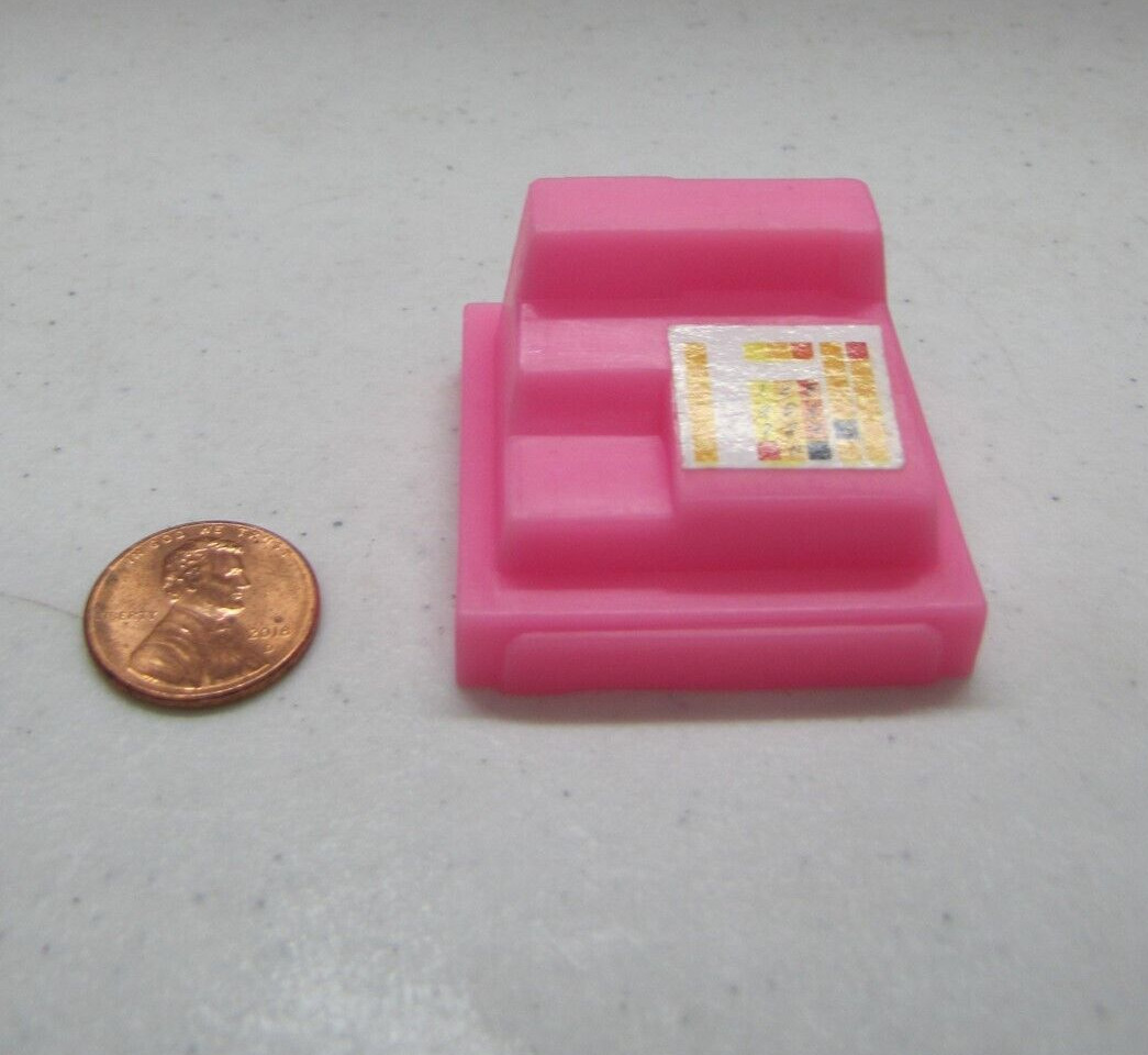 как выглядит Mattel Barbie Doll Pink Cash Register 19.75 For Store Shop Diorama Accessory фото