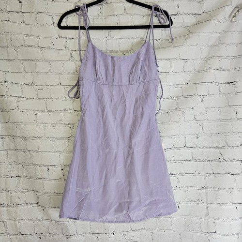 Superdown Tanea Adjustable Spaghetti Straps Lavender Mini Lined Dress SZ XS - Picture 8 of 14