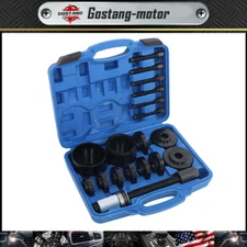 19Pcs Front Wheel Driver Bearing Removal and Installation Tools Kit w/ Box