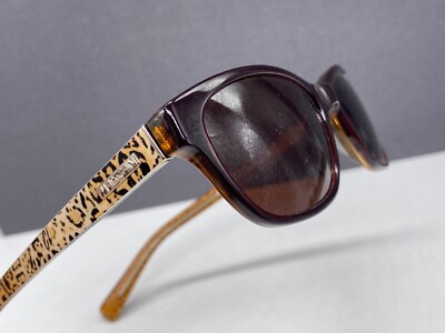 Marccain Sunglasses Woman Brown Leopard Rectangular Small NP 165 
