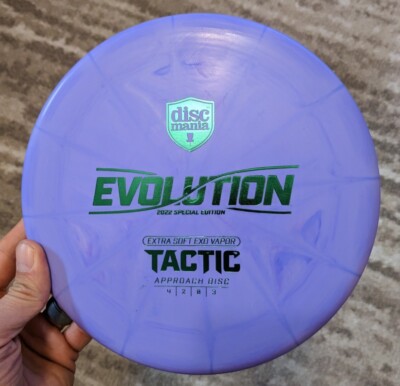 Discmania Evolution 174g Exo Vapor Extra Soft Tactic Disc Golf  Disc PURPLE