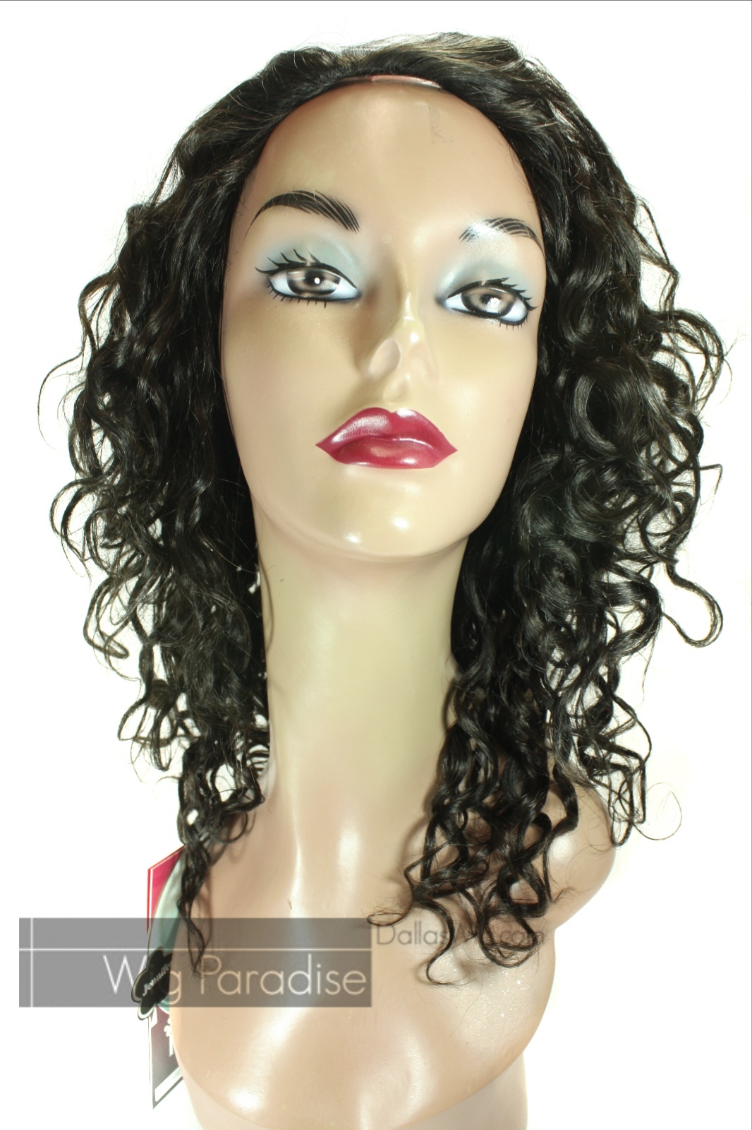 Jazz Wave 100 Human Hair with Combs Full Curly Wavy Style HW 508 Wig